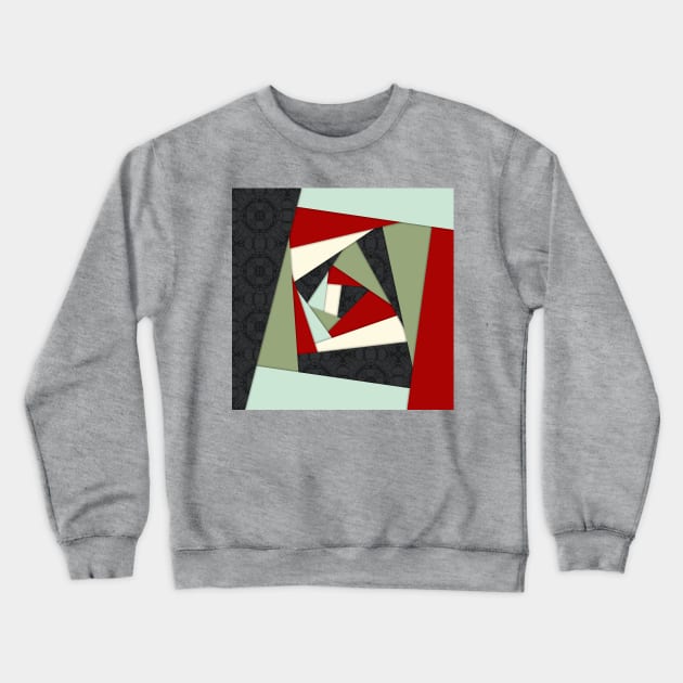 Geometric Layers Crewneck Sweatshirt by perkinsdesigns